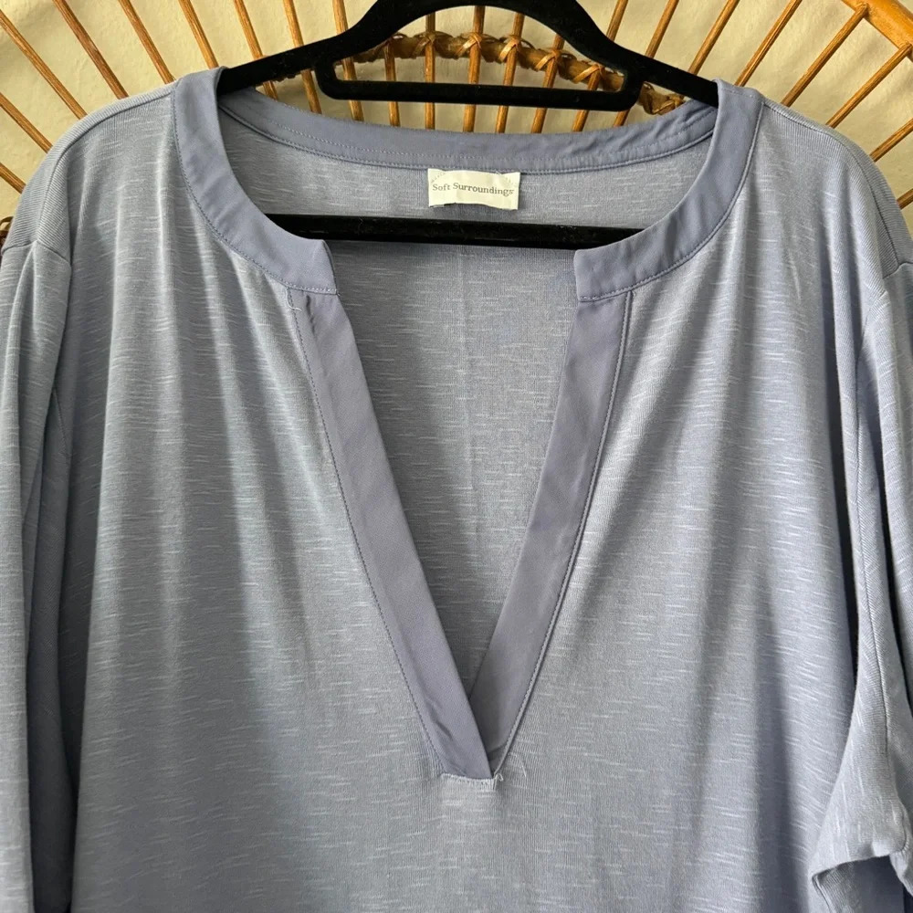 Soft sorroundings tunic length top size 3X - Picture 3 of 7